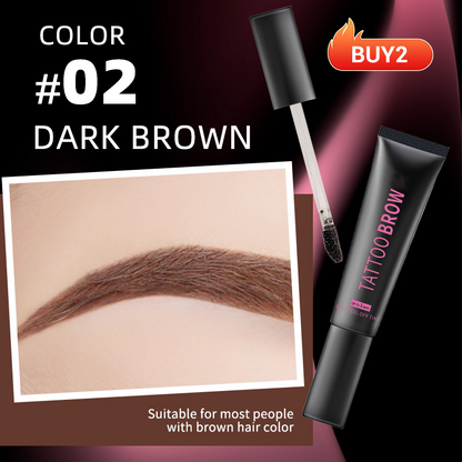 🔥Buy 1 Get 1 Free🎁Semi‑Permanent Long‑Lasting Waterproof Eyebrow Gel, Peel‑Off Tattoo Brow Tint Gel