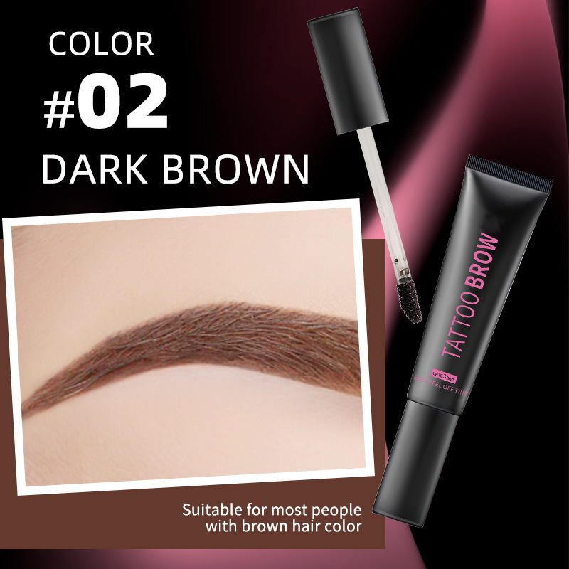🔥Buy 1 Get 1 Free🎁Semi‑Permanent Long‑Lasting Waterproof Eyebrow Gel, Peel‑Off Tattoo Brow Tint Gel