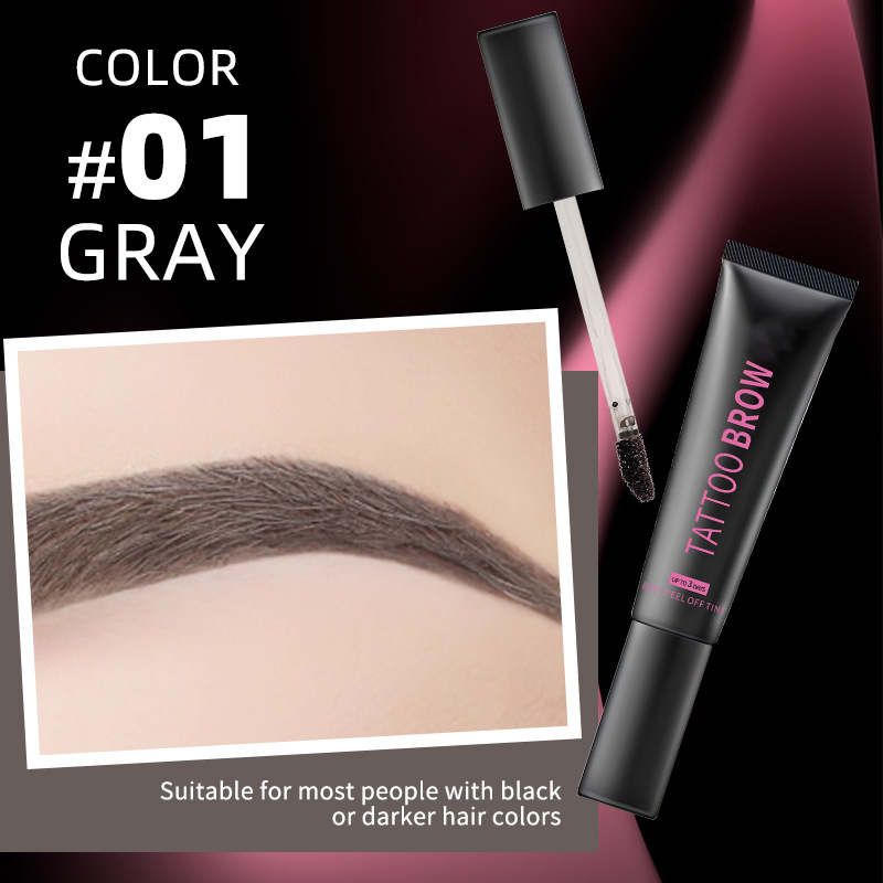 🔥Buy 1 Get 1 Free🎁Semi‑Permanent Long‑Lasting Waterproof Eyebrow Gel, Peel‑Off Tattoo Brow Tint Gel