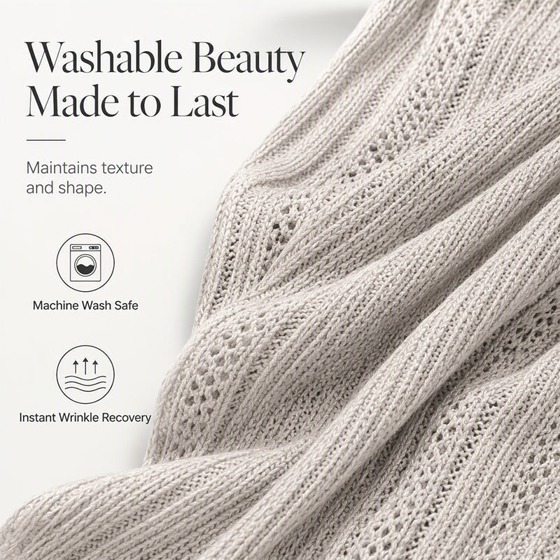 ✨ Effortless Comfort | Women's Textured-Knit Open-Front Cardigan