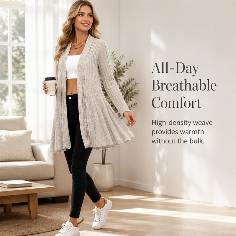 💖Black Friday Mega Deal – 50% off!💖 🧥 Elegant Knit Cardigan — Soft, comfortable, and versatile; perfect for any occasion.