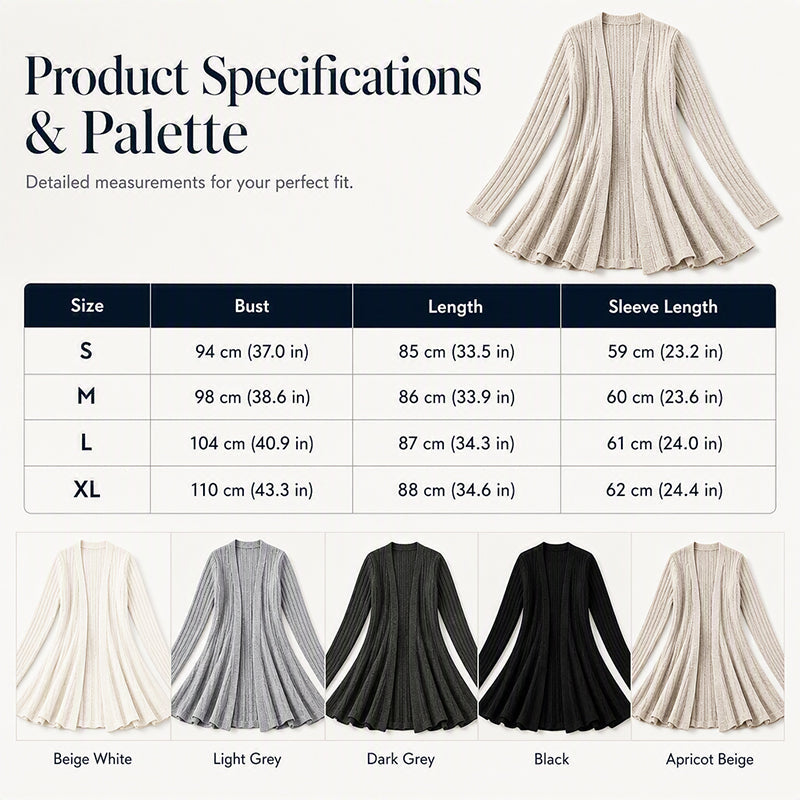 💖Black Friday Mega Deal – 50% off!💖 🧥 Elegant Knit Cardigan — Soft, comfortable, and versatile; perfect for any occasion.