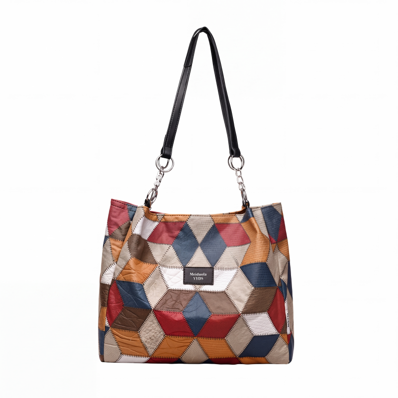 ⏰Last Day Sale 60% Off💃 Women's Geometric Tote Bag – Large Capacity Stylish Handbag For Everyday Elegance👜