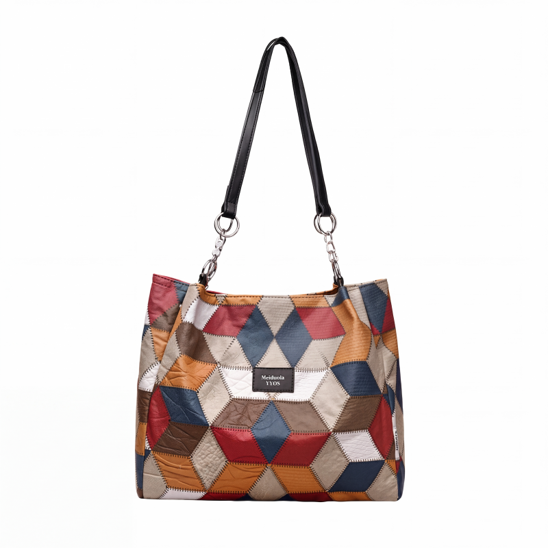 ⏰Last Day Sale 60% Off💃 Women's Geometric Tote Bag – Large Capacity Stylish Handbag For Everyday Elegance👜