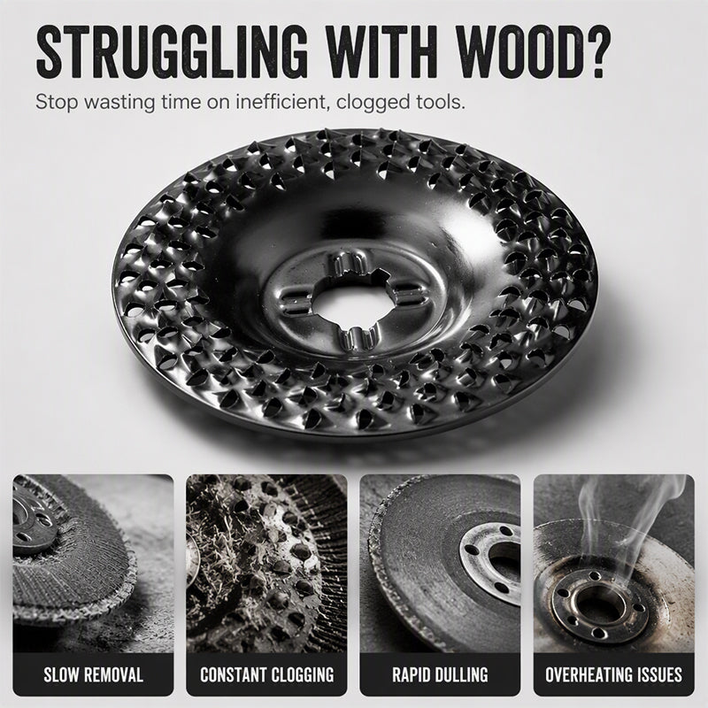 🔥 Buy 2 Get 1 FREE – LAST DAY SALE! 🔥High-Strength Wood Shaping Disc for Angle Grinder