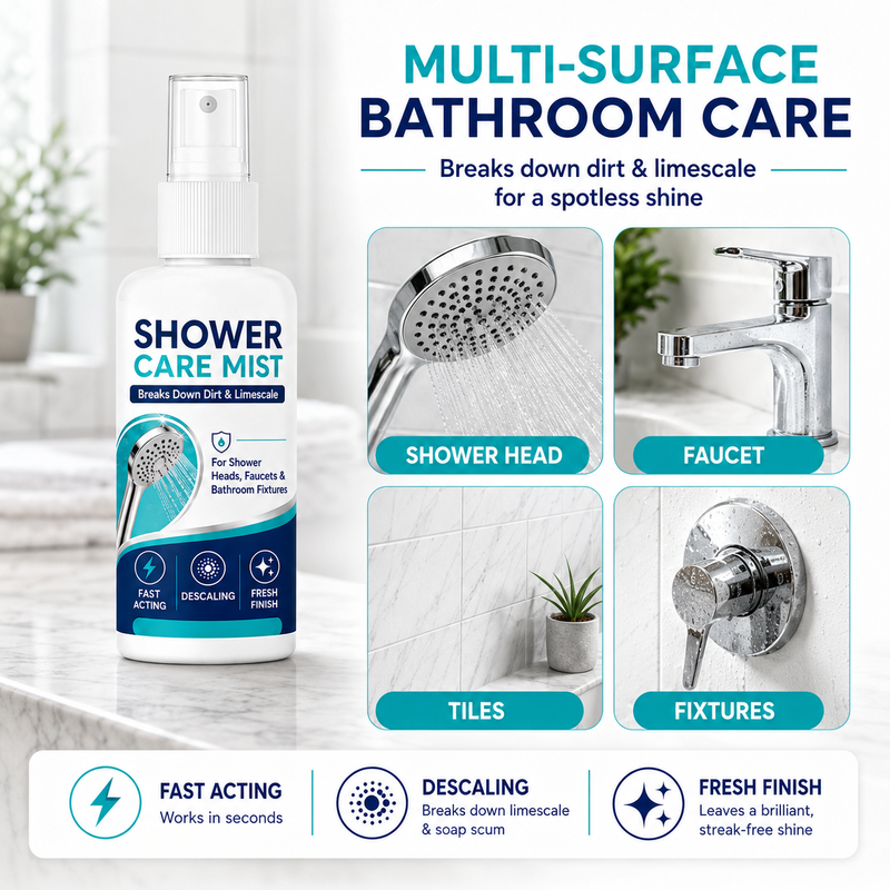 🔥BUY 2 GET 1 FREE🔥Fast-Acting Shower Limescale Remover Spray