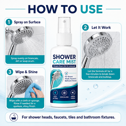 🔥BUY 2 GET 1 FREE🔥Fast-Acting Shower Limescale Remover Spray