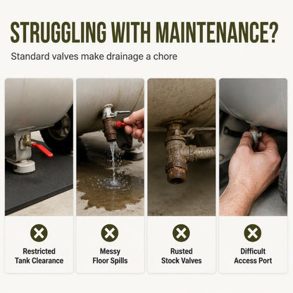🔧 Universal Air Compressor Drain Valve Kit