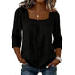 ⌛Limited-Time Offer-Women’s Square Neck Lace Crochet Blouse