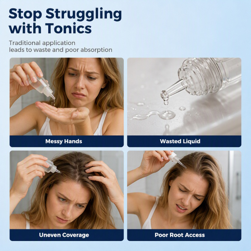 🔥BUY 2 GET 1 FREE⏰Transparent Hair Oil Applicator Comb