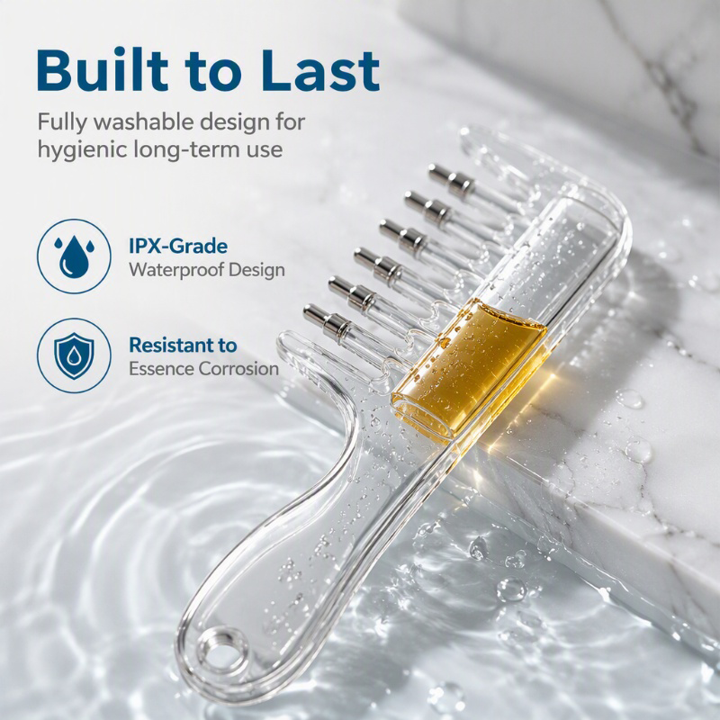 🔥BUY 2 GET 1 FREE⏰Transparent Hair Oil Applicator Comb