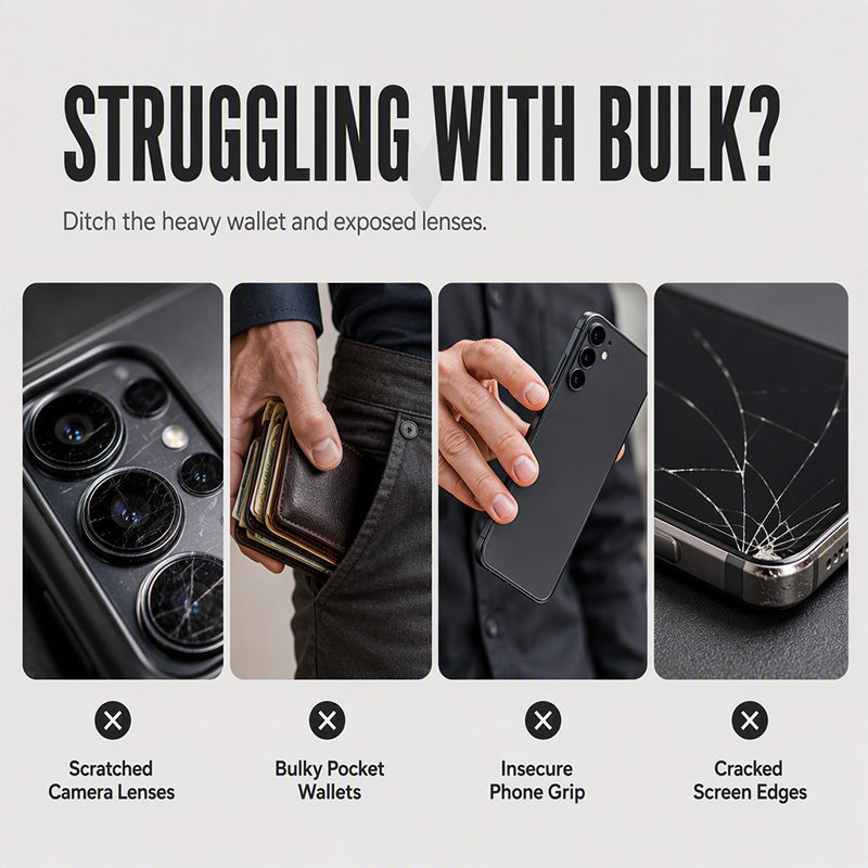 📱Card Slot Phone Case – Grip, Stand, Covered