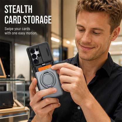 📱Card Slot Phone Case – Grip, Stand, Covered