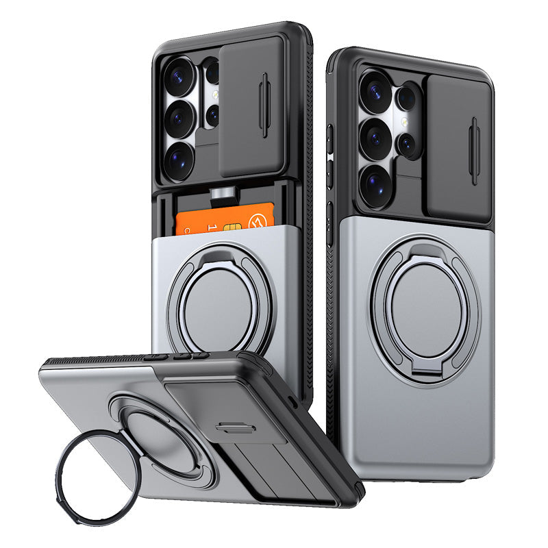 📱Card Slot Phone Case – Grip, Stand, Covered