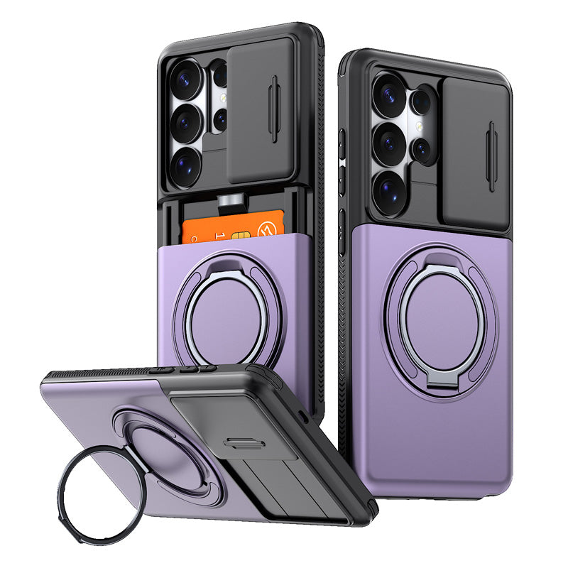 📱Card Slot Phone Case – Grip, Stand, Covered