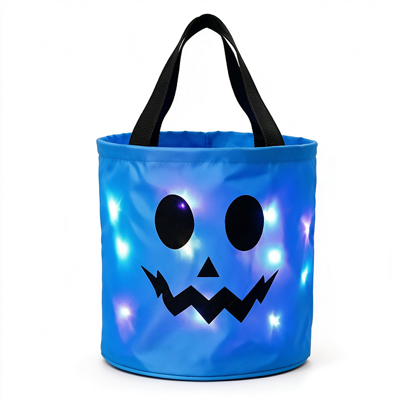 🎃 LED Light Up Halloween Candy Bucket 💡