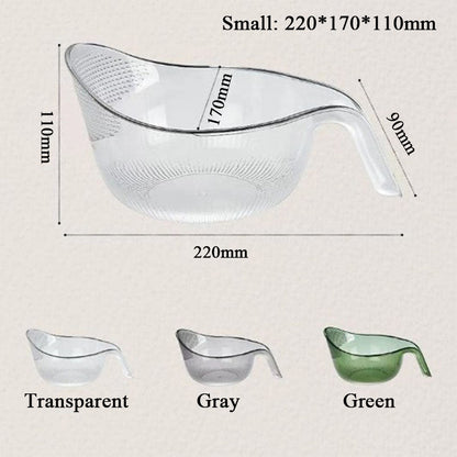 🍚 LIMITED TIME 50% OFF! Wash Rice Without Losing a Grain – Fine Mesh Colander Bowl with Handle. UK Stock ✨