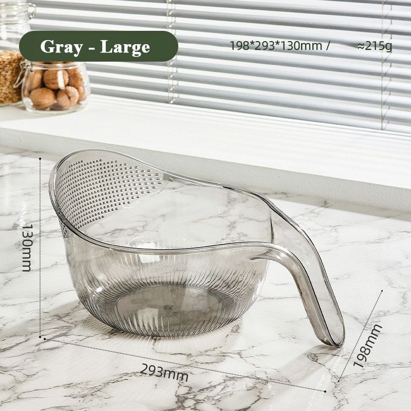 🍚 LIMITED TIME 50% OFF! Wash Rice Without Losing a Grain – Fine Mesh Colander Bowl with Handle. UK Stock ✨