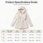 💖Black Friday Mega Deal – 50% off!💖 🐰Women’s Plush Hooded Long Sleeve Romper