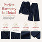 💖Black Friday Mega Deal – 50% off!💖🍂 Women's Cowl Neck Top and Wide-Leg Pants Set – Effortless Elegance for Autumn
