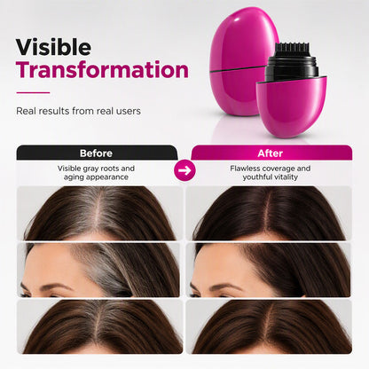 💇‍♀️ Portable Instant Hair Touch-Up Comb – Quick Gray Coverage Anywhere ✨