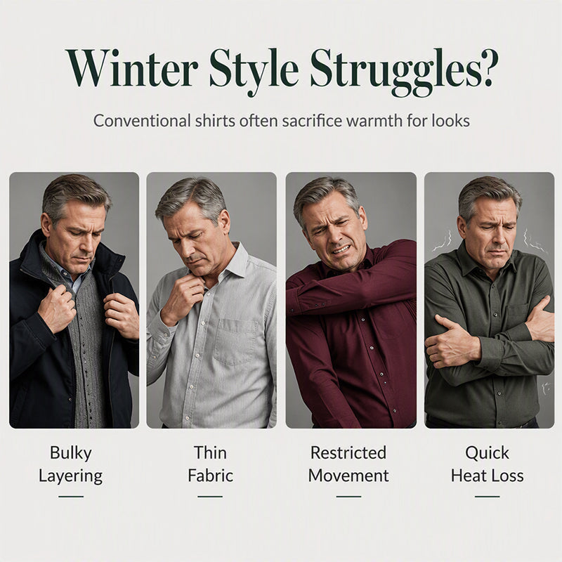 🎁 Hot Sale🛍️Men's False Two-Piece Long Sleeve Top