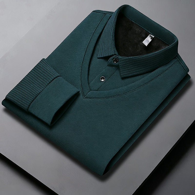 🎁 Hot Sale🛍️Men's False Two-Piece Long Sleeve Top