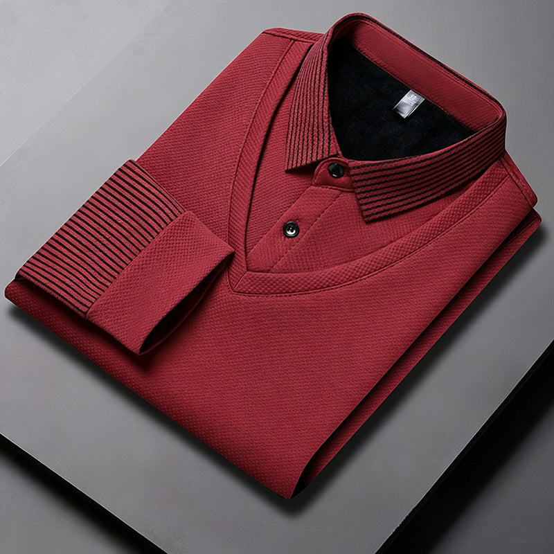🎁 Hot Sale🛍️Men's False Two-Piece Long Sleeve Top