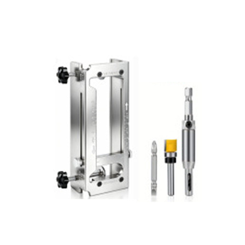 🔧Adjustable Door Hinge Mortise Jig Kit – Precision Routing, Quick Setup & Perfect for Carpenters, Joiners & DIY Home Renovations ✨