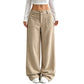 ✨ Easy Everyday Comfort | Women's Relaxed Wide-Leg Pants with Side Pockets