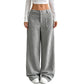 ✨ Easy Everyday Comfort | Women's Relaxed Wide-Leg Pants with Side Pockets