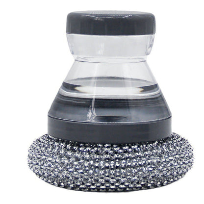 🥳HOT SALE🥳💞10K+ SOLD! Scrubber Brush ! Built-in soap, non-scratch & ergonomic. Clean pots easily – grab yours! ✅