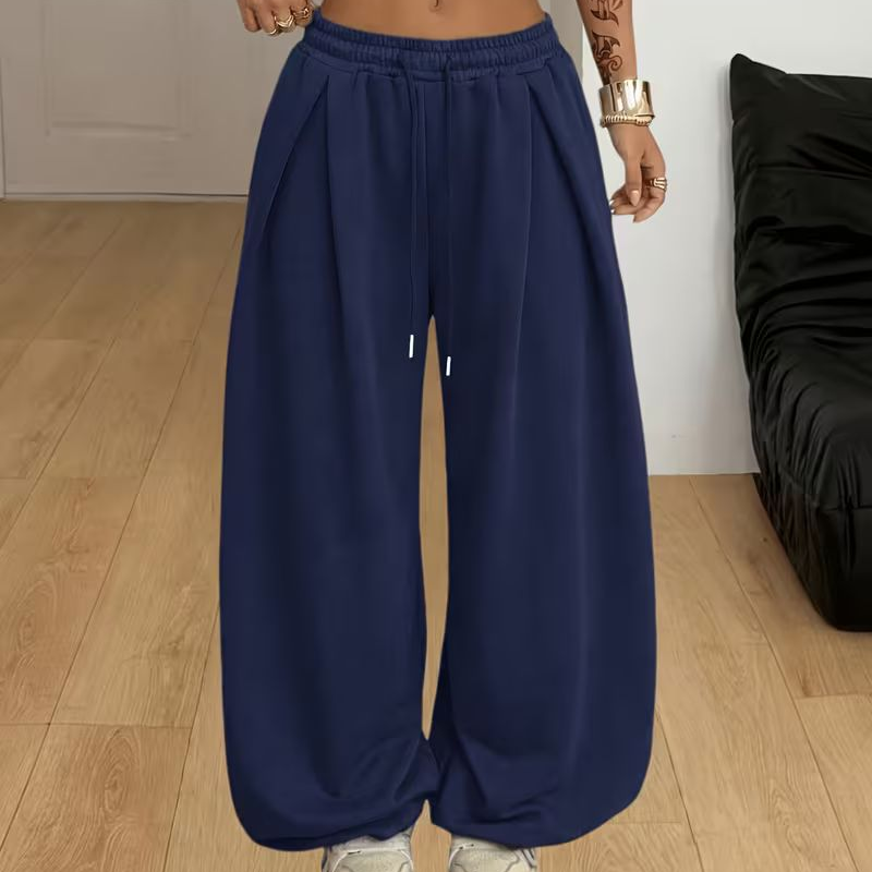Trending Now⭐👖Women's Casual Pleated Wide-Leg Sweatpants