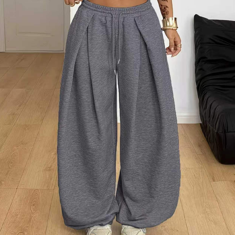 Trending Now⭐👖Women's Casual Pleated Wide-Leg Sweatpants