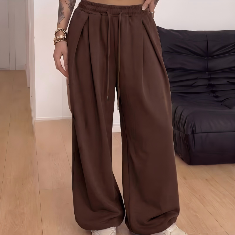 Trending Now⭐👖Women's Casual Pleated Wide-Leg Sweatpants