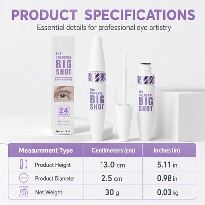 ✨Buy 2 Get 1 Free💜Double Lash Length Instantly! 24H No-Smudge White Primer