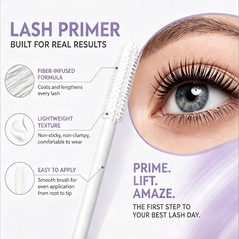 ✨Buy 2 Get 1 Free💜Double Lash Length Instantly! 24H No-Smudge White Primer