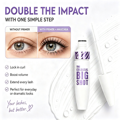 ✨Buy 2 Get 1 Free💜Double Lash Length Instantly! 24H No-Smudge White Primer