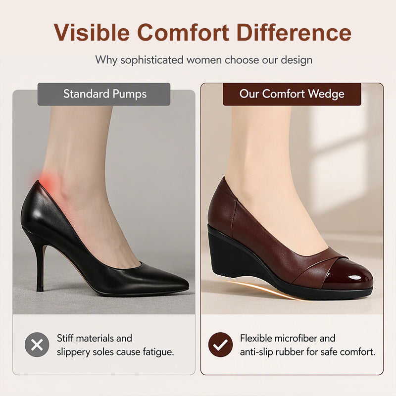 ✨Women's Comfortable Wedge Heel Pumps