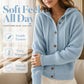 💖Black Friday Mega Deal – 50% off!💖Women's Cozy Hooded Knit Cardigan