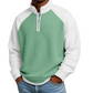 🖤Black Friday Sale:50% OFF🖤 🔥Limited time offer✨Men's Waffle Knit Quarter Zip T-Shirt