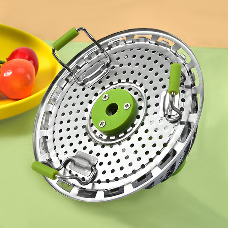 🍲 LIMITED TIME 50% OFF! ♨️ Stainless Steel Expandable Steamer Basket – Fits Multiple Pot Sizes, Rust-Resistant & Dishwasher Safe – Healthy Steaming Made Simple ✨