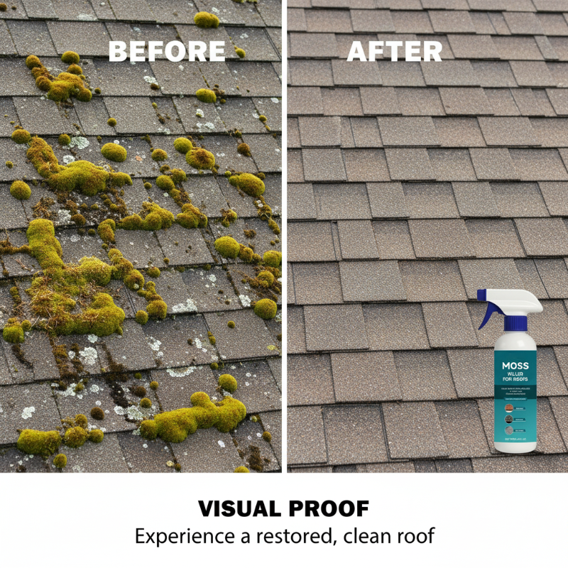 📢📢50% OFF !! ⏰Multi-Surface Roof Moss & Algae Cleaner Spray