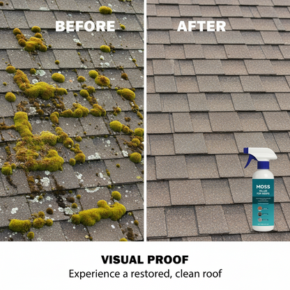 📢📢50% OFF !! ⏰Multi-Surface Roof Moss & Algae Cleaner Spray