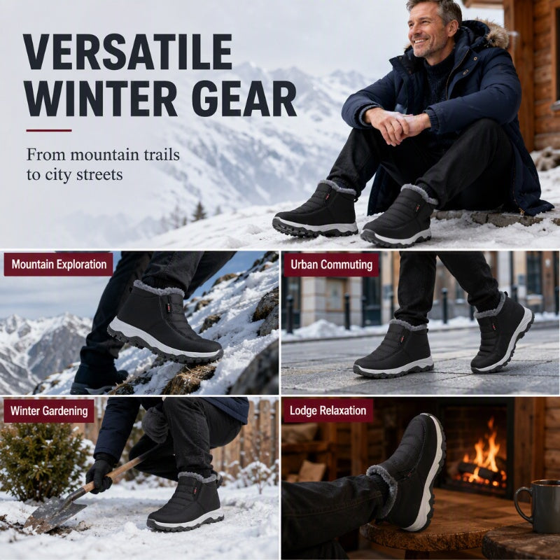 ❄️New Arrivals - Warm Slip-On Boots – Plush Lining, Non-Slip Sole