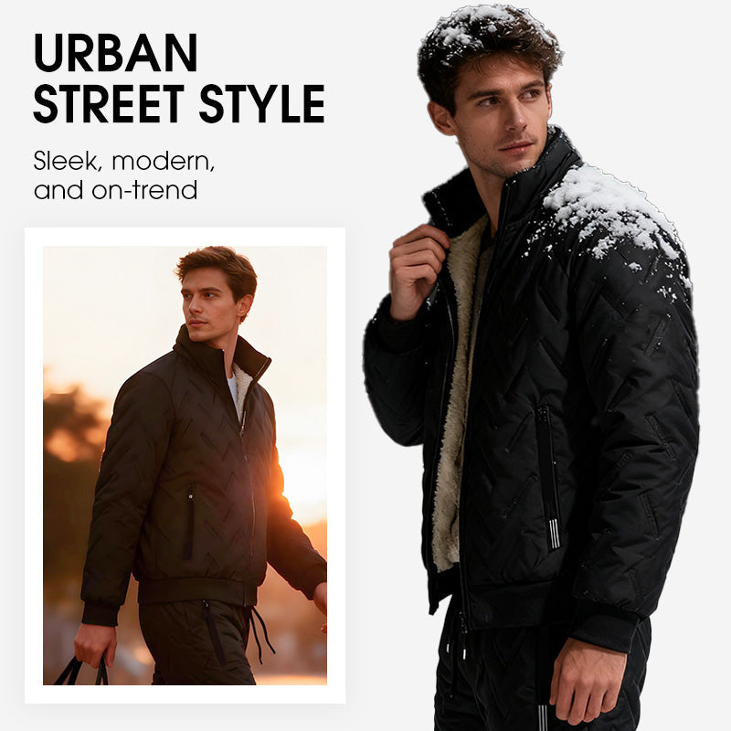 💖Black Friday Mega Deal – 50% off!💖✨❄️ Men's Stylish Warm Jacket & Pants Two-Piece Set