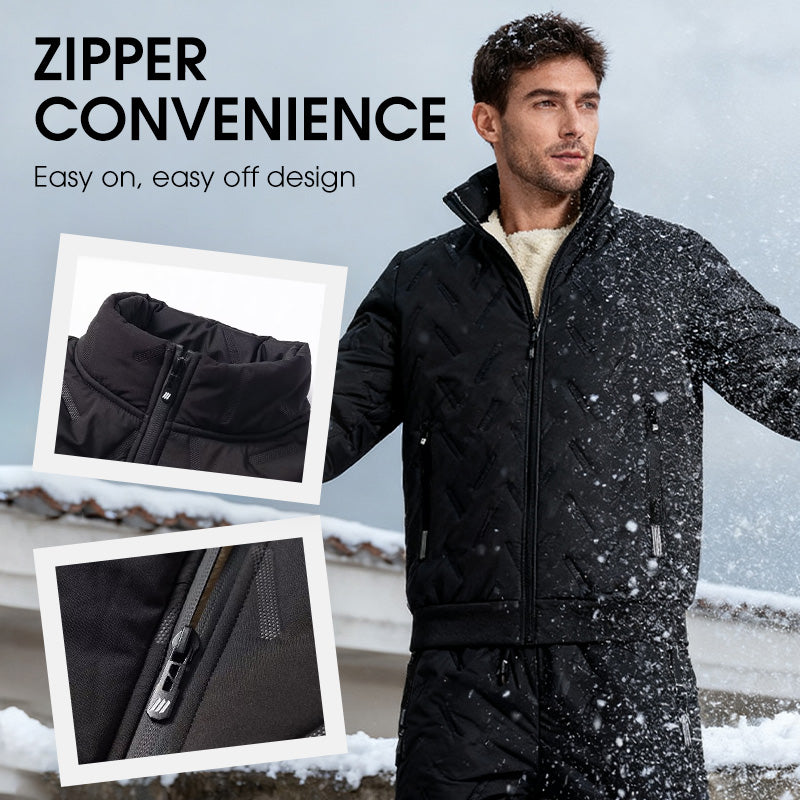 💖Black Friday Mega Deal – 50% off!💖✨❄️ Men's Stylish Warm Jacket & Pants Two-Piece Set