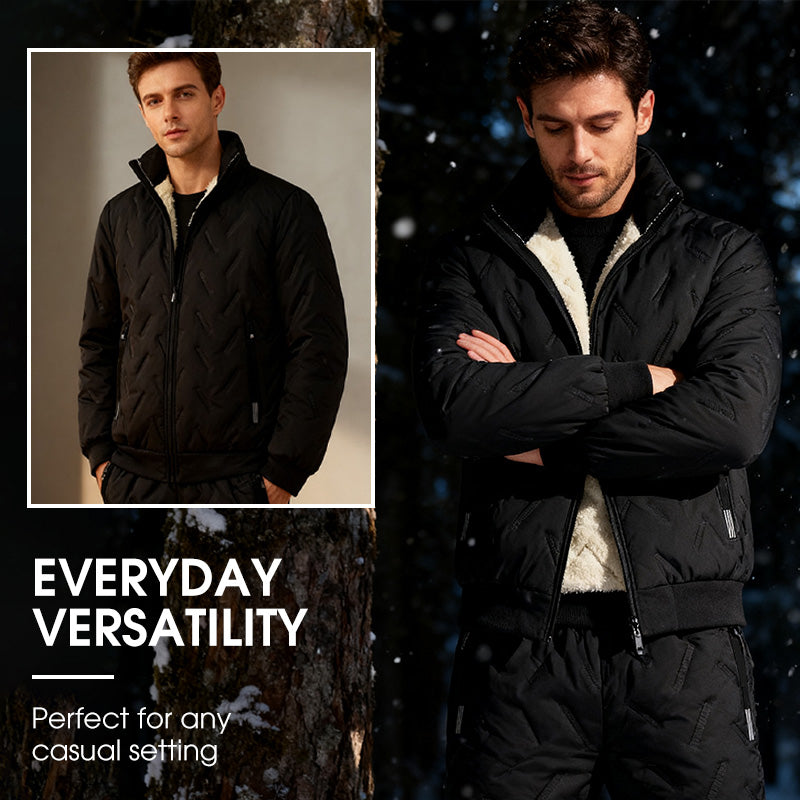 💖Black Friday Mega Deal – 50% off!💖✨❄️ Men's Stylish Warm Jacket & Pants Two-Piece Set