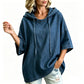 ✨2026 Collection at 50% OFF & FREE SHIPPING🎁Easy Everyday Comfort | Women's Relaxed Hooded Denim Pullover