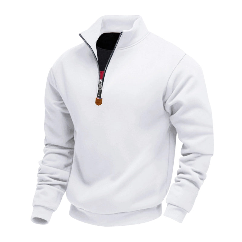 🖤Black Friday Sale:50% OFF🖤 🍂 Easy Everyday Comfort | Men's Warm-Lined Stand-Collar Quarter-Zip Pullover